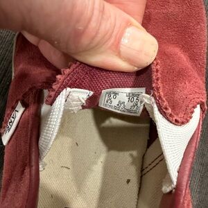 Vans Burgundy Suede Slip-On Sneakers